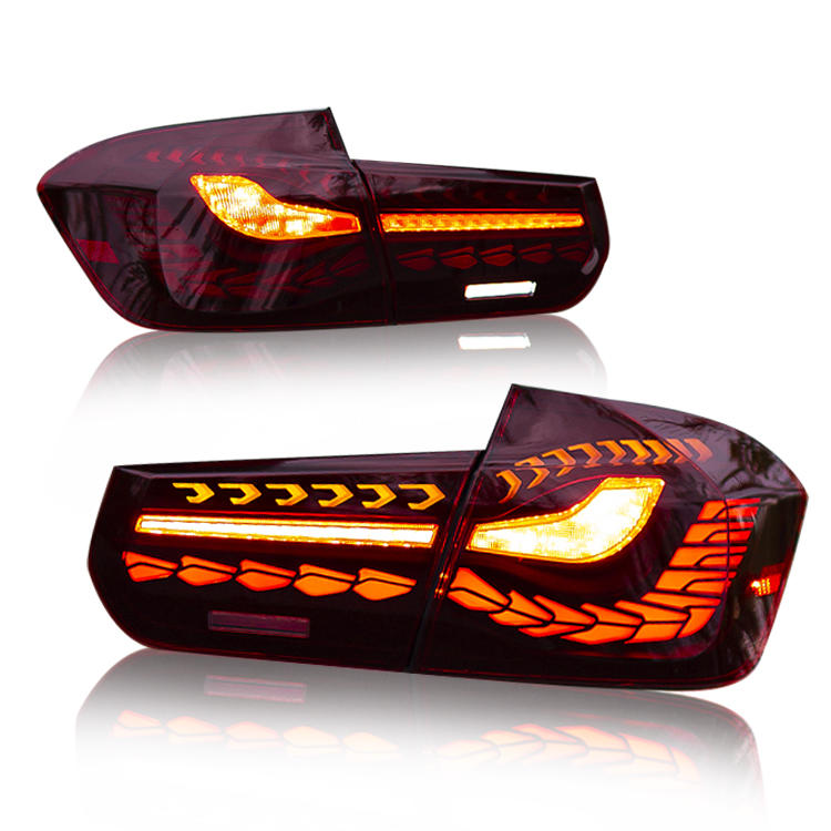 For BMW M3 Tail Light V2 2013-2020 year Red
