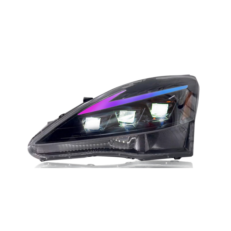 For Lexus IS 250 350 ISF 2006-2013 LED Headlights RGB