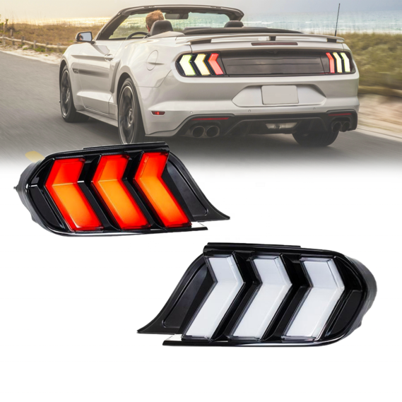 DK Motion For Ford Mustang 2015-2023 LED Taillights